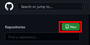 リモートリポジトリの作成